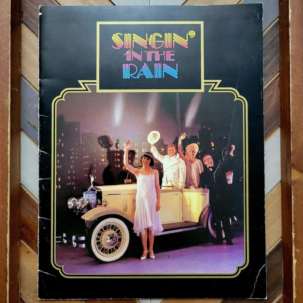 Vintage 1983 "SINGIN' IN THE RAIN" London/UK Stage Souvenir Program + Postcards